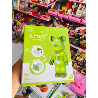 Lego BearBrick 5D kèm dây đèn và búa
