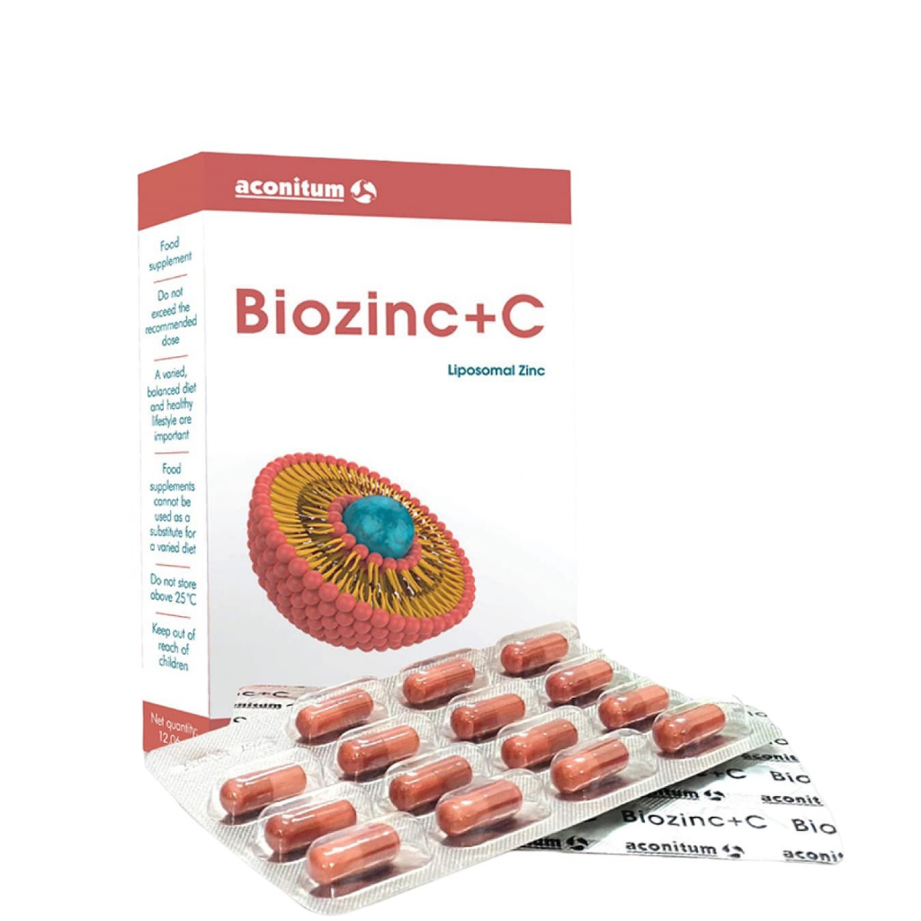Biozinc + C - Viên Uống Bổ Sung Vitamin C, Kẽm, Tăng Sức Đề Kháng, Miễn Dịch, Giúp Ăn Ngon, Tiêu Hóa Tốt (Hộp 30 Viên)