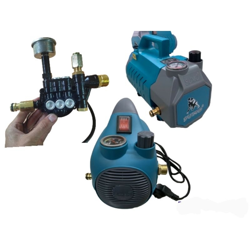 cụm đầu bơm lắp đặt máy rửa xe dekton , sumo, forman .