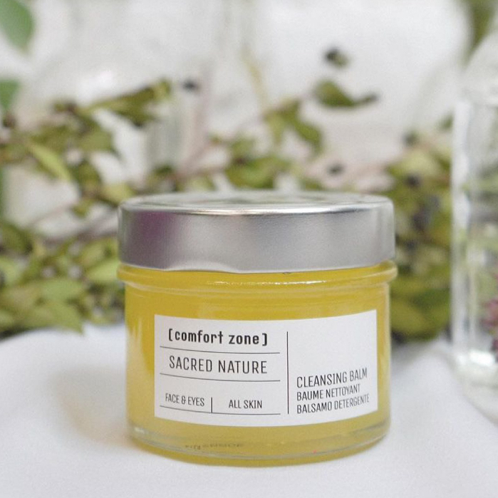 Dầu Rửa Mặt Hữu Cơ 2 in 1 Làm Sạch Sâu Nhẹ Nhàng & Tẩy Trang Cho Vùng Mắt Môi Comfort Zone Sacred Nature Cleansing Balm