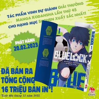 Standee + Blue lock - Bluelock 1 kèm full quà (Kèm poster)
