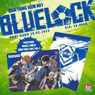 Standee + Blue lock - Bluelock 1 kèm full quà (Kèm poster)