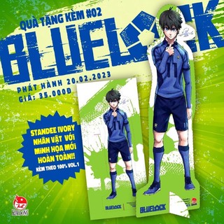 Standee + Blue lock - Bluelock 1 kèm full quà (Kèm poster)