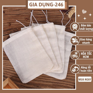 Túi lọc vải cotton dùng lọc cafe, pha trà đa năng tiện dụng