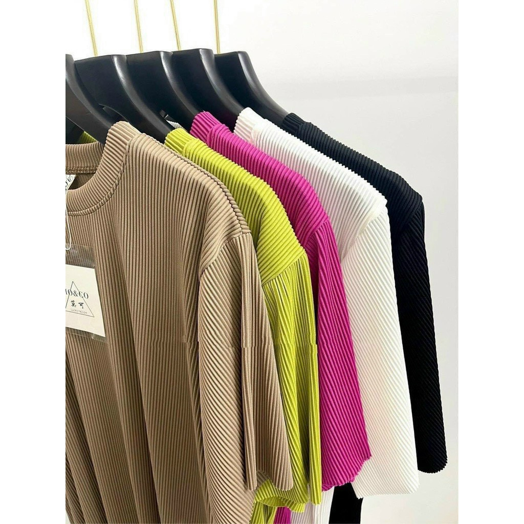 Váy xuông tăm phong cách Hàn Quốc basic nhiều màu | BigBuy360 - bigbuy360.vn