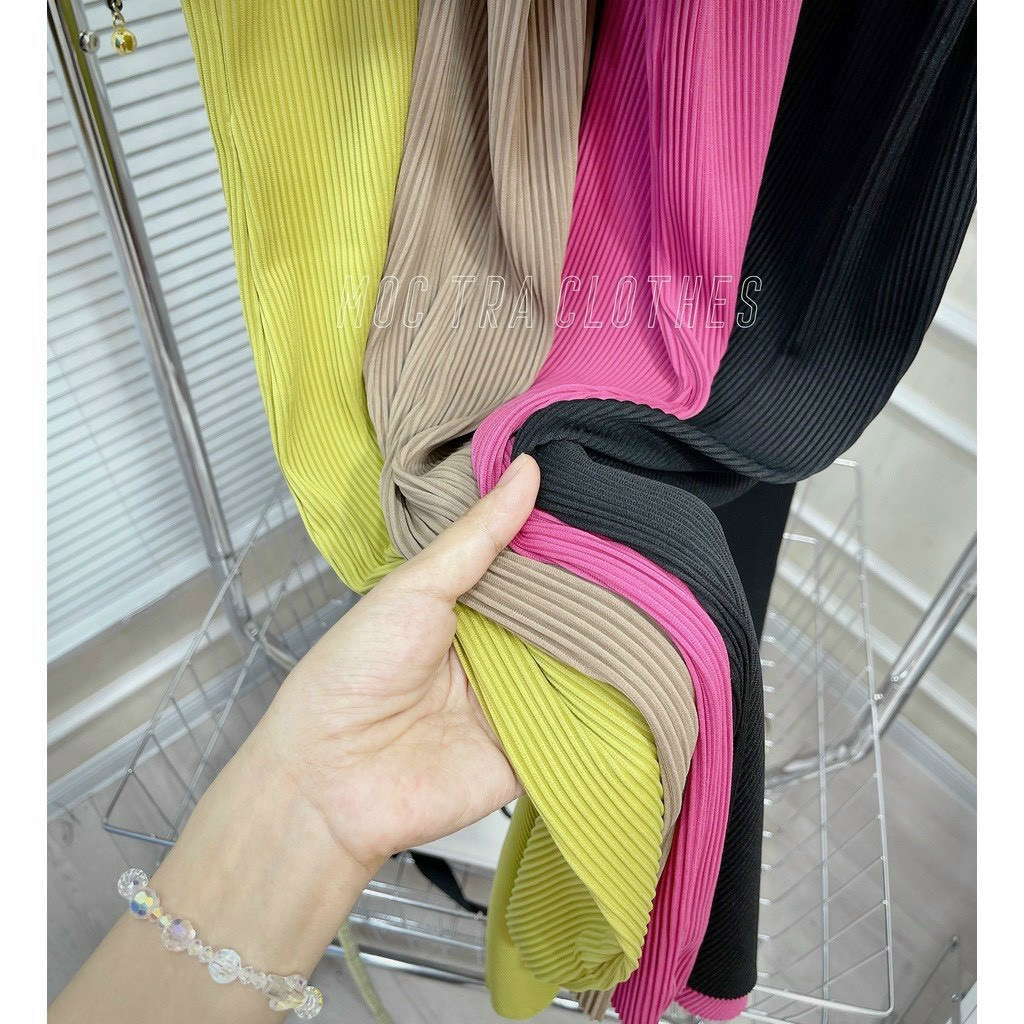 Váy xuông tăm phong cách Hàn Quốc basic nhiều màu | BigBuy360 - bigbuy360.vn