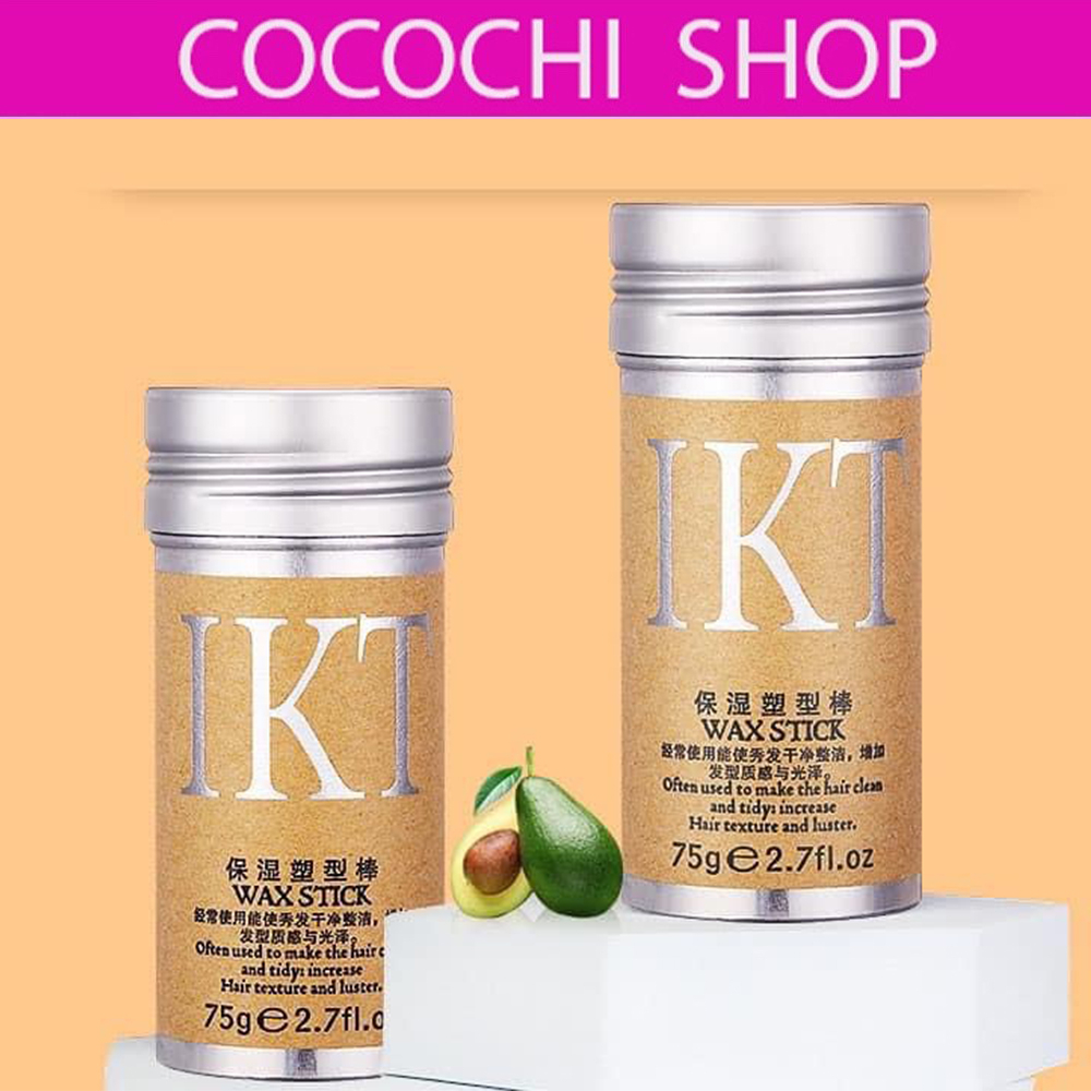 Sáp vuốt tóc Nữ IKT 75g dạng thỏi giữ nếp tóc con keo tạo kiểu tóc nữ tóc trẻ em mềm và dưỡng ẩm