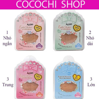 Kích mí lưới tàng hình keli bộ 60 miếng kèm keo dán siêu tiện lợi