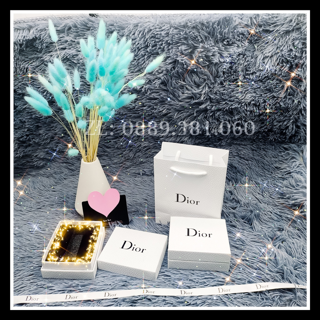Hộp Hãng Gucci - Dior, Túi giấy hãng Mac, Tomford, Combo Túi hộp hãng Full Set Đầy Đủ Túi Giấy, Hộp, Đèn nháy