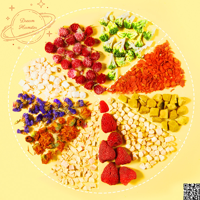 Thức ăn dặm đông khô Yee dạng hủ giàu dinh dưỡng cho hamster, thỏ, bọ, sóc, chinchilla,...và động vật nhỏ khác