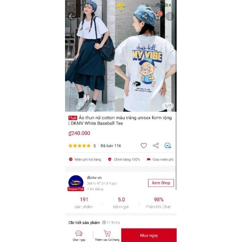 Pass áo local brand