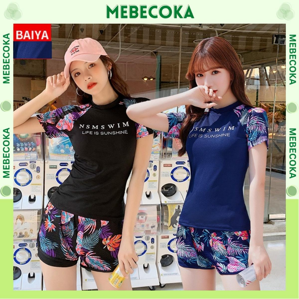 BIKINI LOẠI ĐẸP ,đồ bơi , áo tắm ngắn tay giữ nhiệt chống tia UV họa tiết siêu xinh hàng LOẠI 1