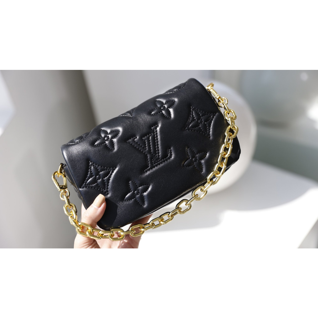 TÚI LV WALLET SZ18 DA BÒ