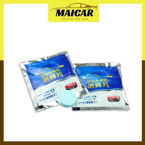 Viên sủi rửa kính ô tô - Tẩy sạch kính, 100% sinh học, thân thiện môi trường