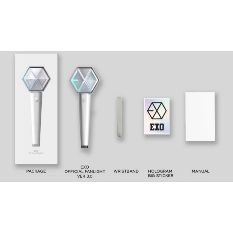 SẴN LIGHTSTICK EXO VER 3 Off nguyên seal