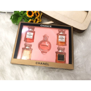 Sét 5 chai nước hoa nữ mini