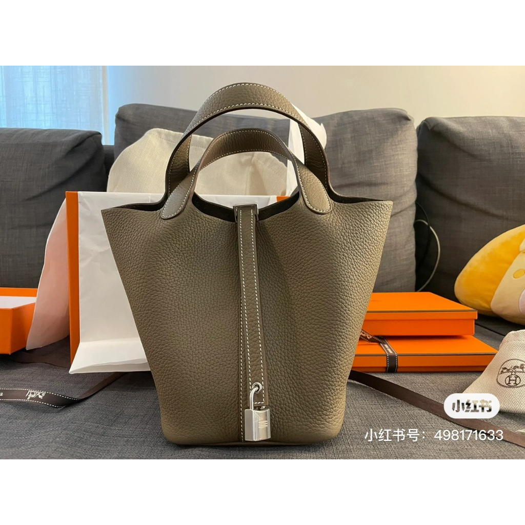 TÚI HERME PICOTIN DA THẬT SZ18