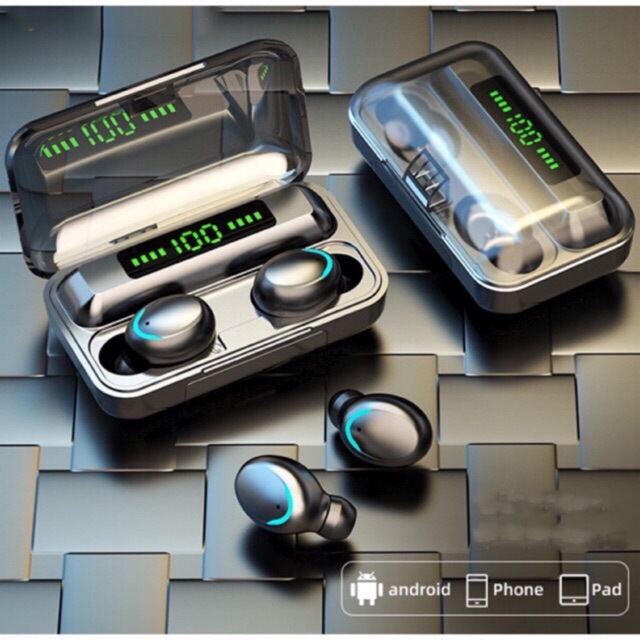 Tai Nghe F9 PRO Bluetooth TRUE WIRELESS EARBUDS With Power Bank BTH-F9-5 - SẢN PHẨM TREND