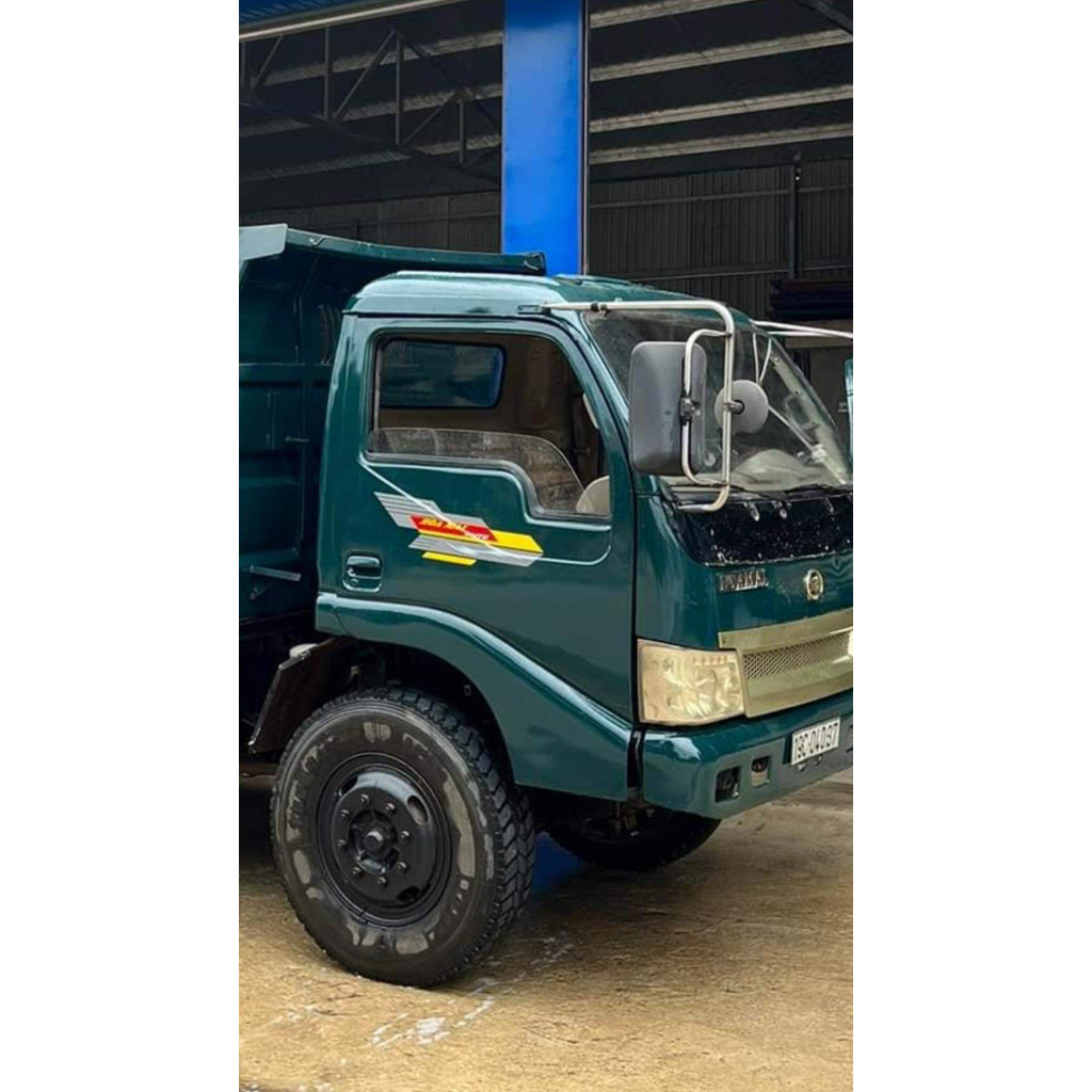 Tem decal dán cánh cửa xe Hoa mai , tem trang trí xe tải Hoamai