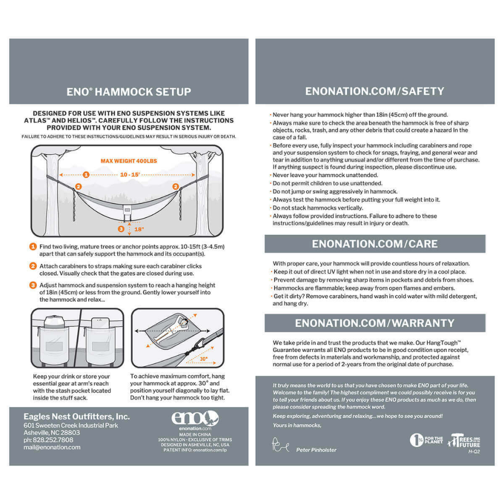 Võng Đôi Eagles Nest Outfitters  DoubleNest Hammock Prints