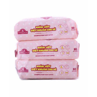 Combo 03 khăn ướt baby aeon topvalu meonchan 80 tờ