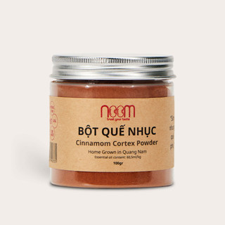 Bột quế nhục 100g Noom làm ấm, giúp tiêu hóa tốt hoặc làm gia vị nấu ăn