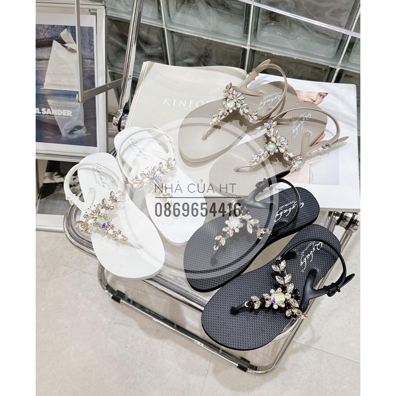 GIÀY SANDAL CHỮ T KẸP NGÓN QUAI ĐÁ SIÊU HOT HÀNG THÁI CAO CẤP MANG ÊM CHÂN