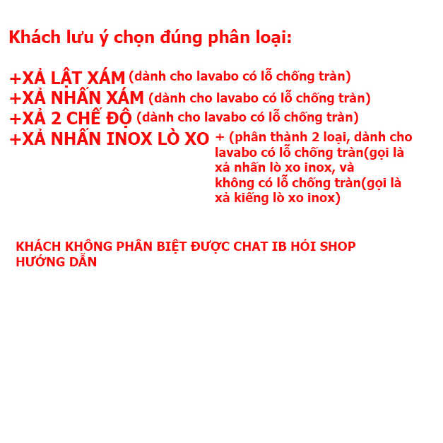 Xi phông chậu rửa mặt X09, bộ xả lavabo inox lò xo bẻ được gắn được nhiều vị trí dễ dàng