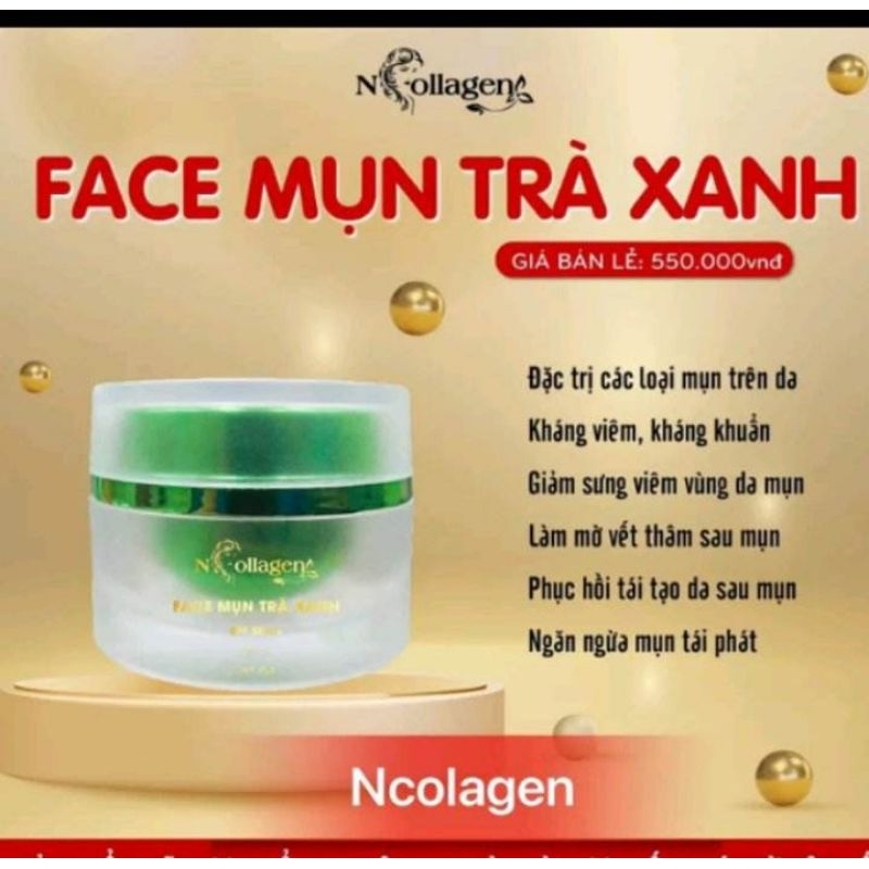 KEM MỤN TRÀ XANH NCOLLAGEN