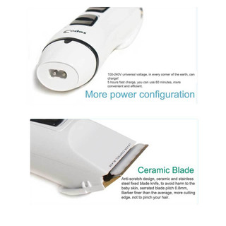 Tông đơ cắt tóc Codos CHC-T6 gồm 2 pin lithium siêu bền ( S.Phẩm bảo hành 6 tháng ).