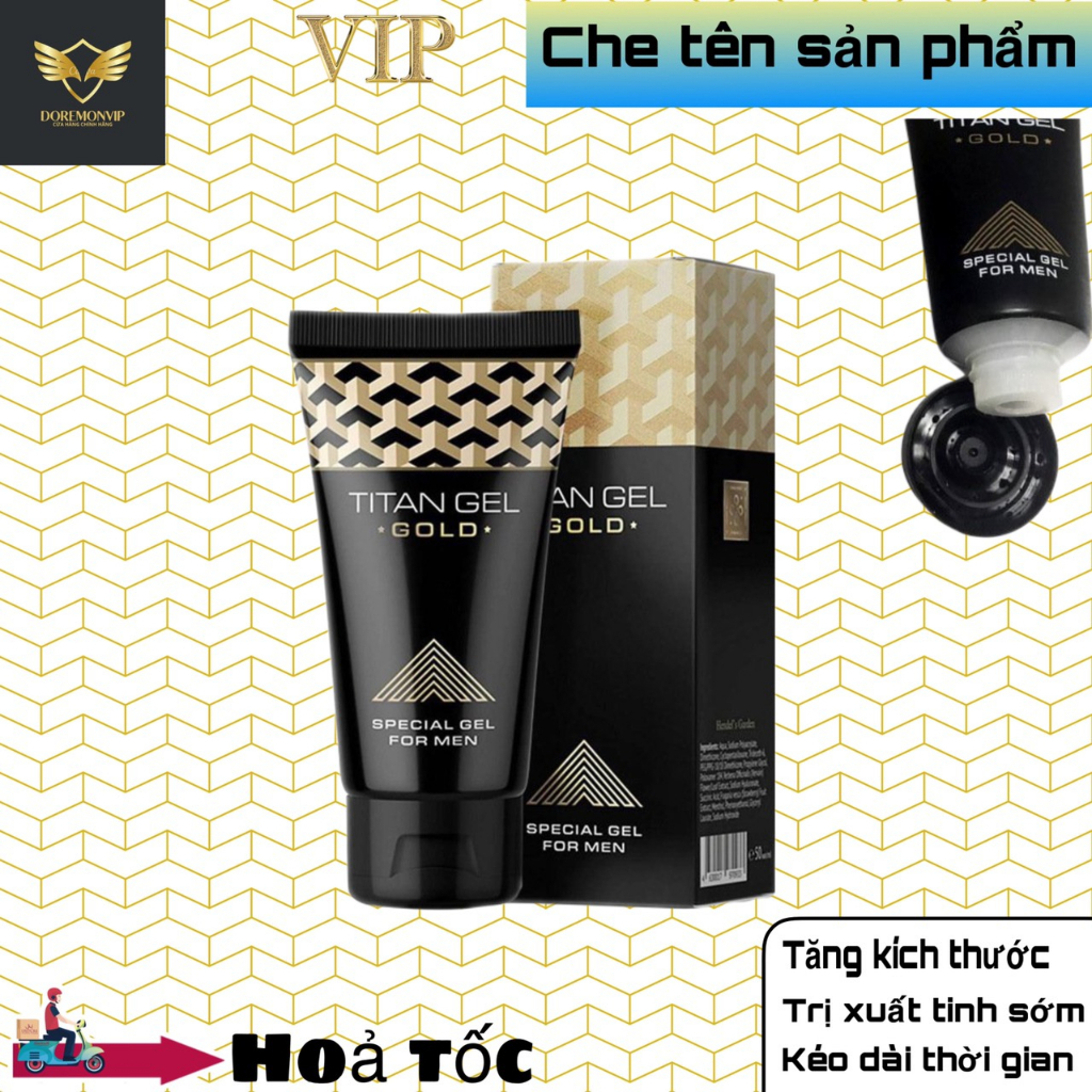 (Mua 4 hộp tặng 1 máy tập) Gel Titan Gold Nga 🇷🇺 100% Hàng Chính Hãng