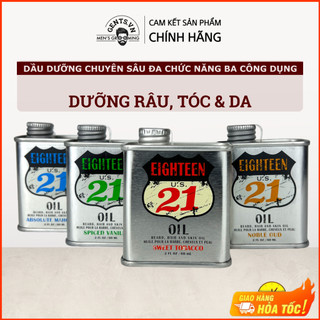 Dầu dưỡng râu, tóc và da 18.21 Man Made Beard, Hair and Skin Oil 60ml