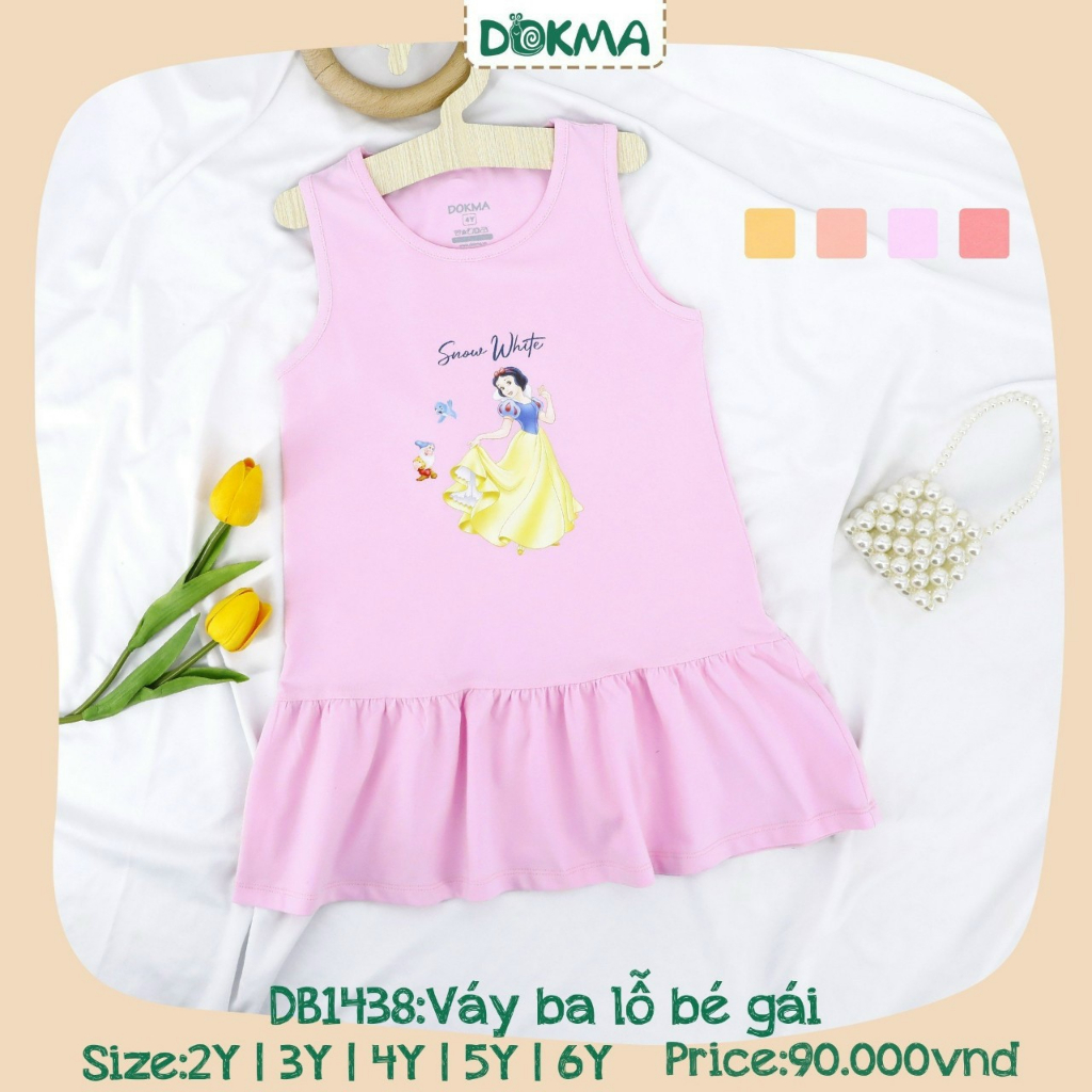 Váy ba lỗ bé gái Dokma DB1438