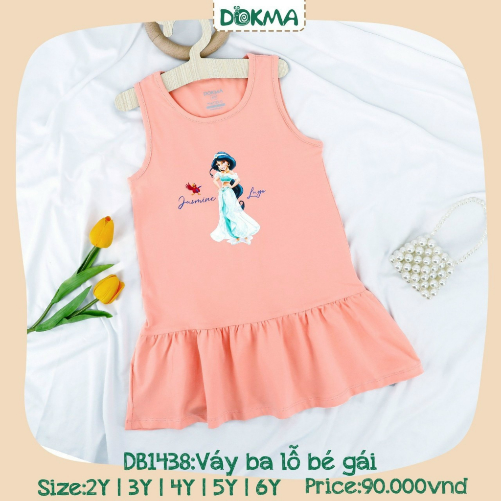 Váy ba lỗ bé gái Dokma DB1438