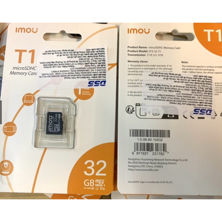 Thẻ nhớ imou dành cho camera imou, ezviz,kbone...
