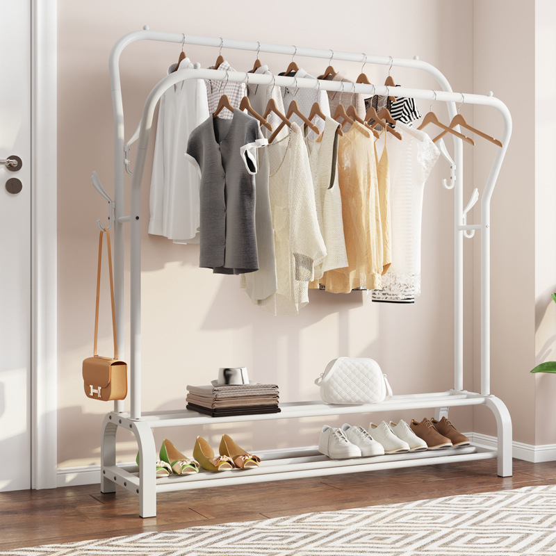 GIÁ TREO TỦ KỆ QUẦN ÁO MẪU MỚI 3 TRONG 1 ĐỂ GIÀY CÓ MẪU TREO MŨ, GIÀN PHƠI QUẦN ÁO GẤP GỌN 88368