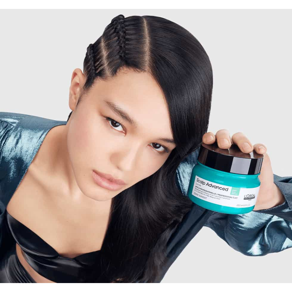 MẶT NẠ ĐẤT SÉT 2 IN 1 LOREAL SCALP ADVANCED PHỤC HỒI NHANH TÓC HƯ SIÊU MƯỢT 250ML