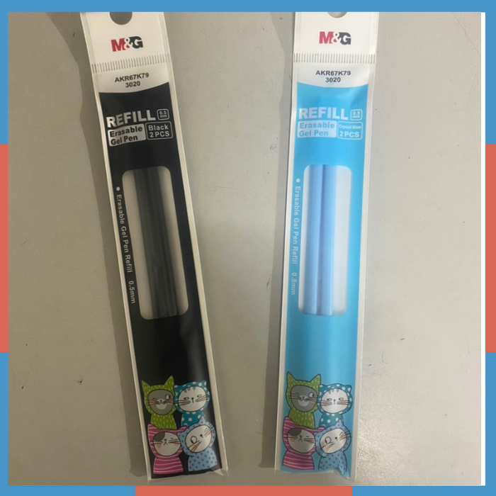 Bút xóa tẩy được, Bút nước có đầu tẩy cao cấp MG mực xanh nét 0,5mm 3214