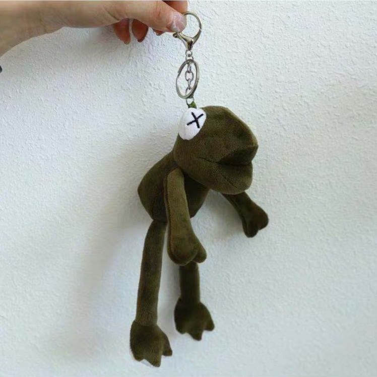 Móc khoá gấu bông hình chú Ếch mập trang trí balo, túi xách cực cute nổi bật, móc treo quà tặng bạn bè dễ thương ý nghĩa