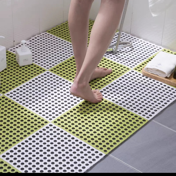 Tấm Thảm Nhựa Ghép Chống Trơn Trượt Lót Sàn Chống Trơn Nhà Tắm, Nhà Vệ Sinh