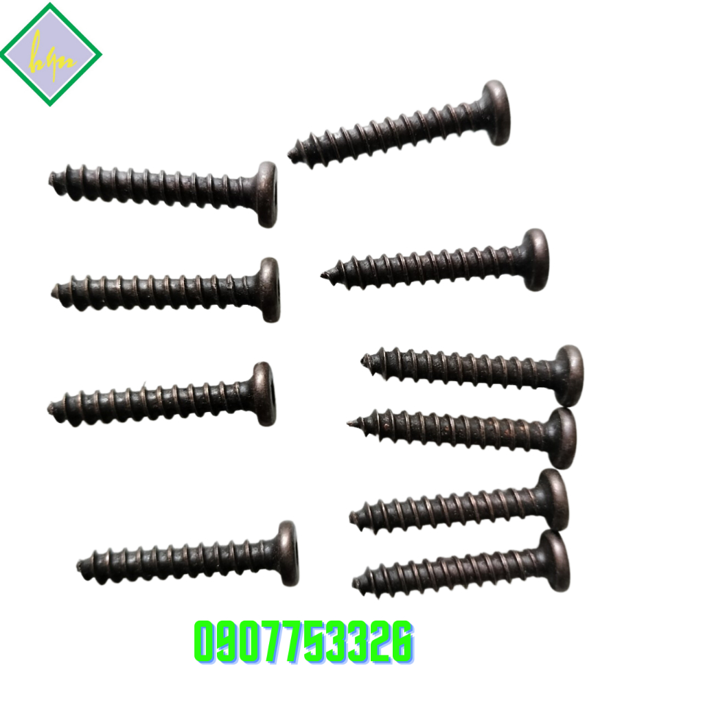 VÍT GỖ LỤC GIÁC CHÌM M6x35 GIẢ CỖ - REN THƯA