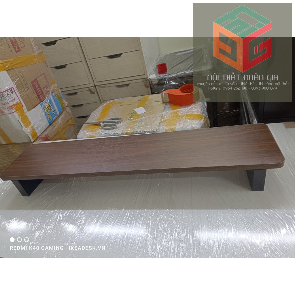 Kệ Kê Màn Hình Máy Tính Bằng Gỗ, nhiều màu sắc kích thước_DOANGIADECOR
