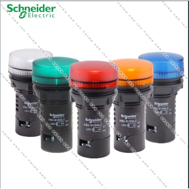 Đèn báo pha XB2-BVM3LC, XB2-BVM4LC, XB2- BVM5LC - Đèn báo tủ điên Schneider