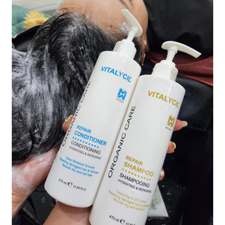 gội xả Vitalycil phục hồi tóc hư tổn 470ml