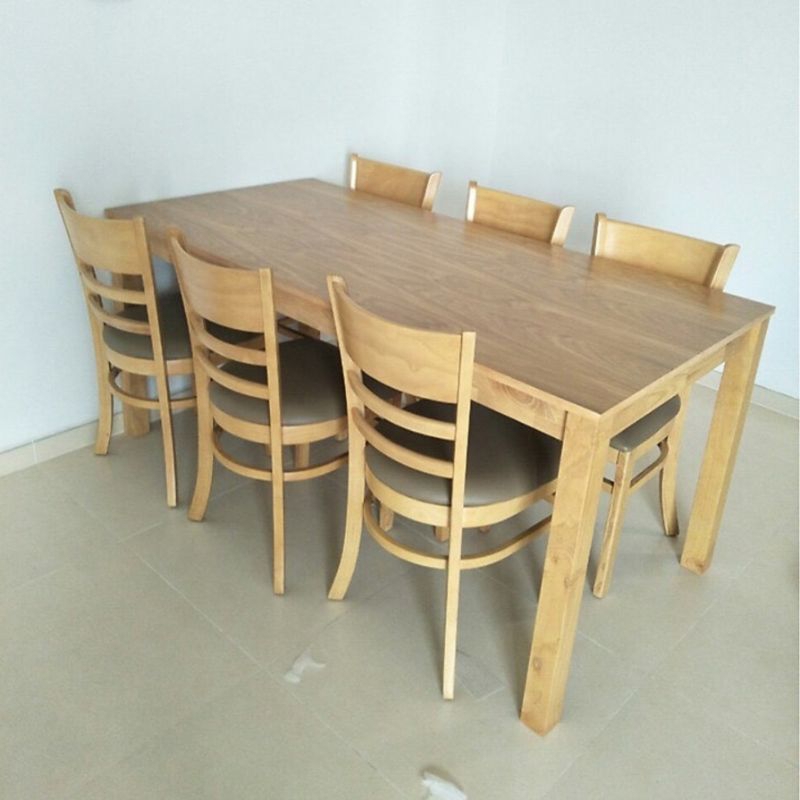Bộ bàn ăn Cabin 1m6 và 6 ghế