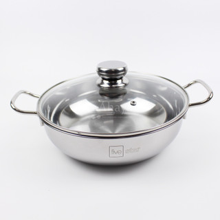 Chảo lẩu Inox 3 đáy Fivestar 26cm