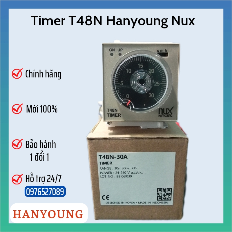 Timer Rơ le thời gian T48N-30A