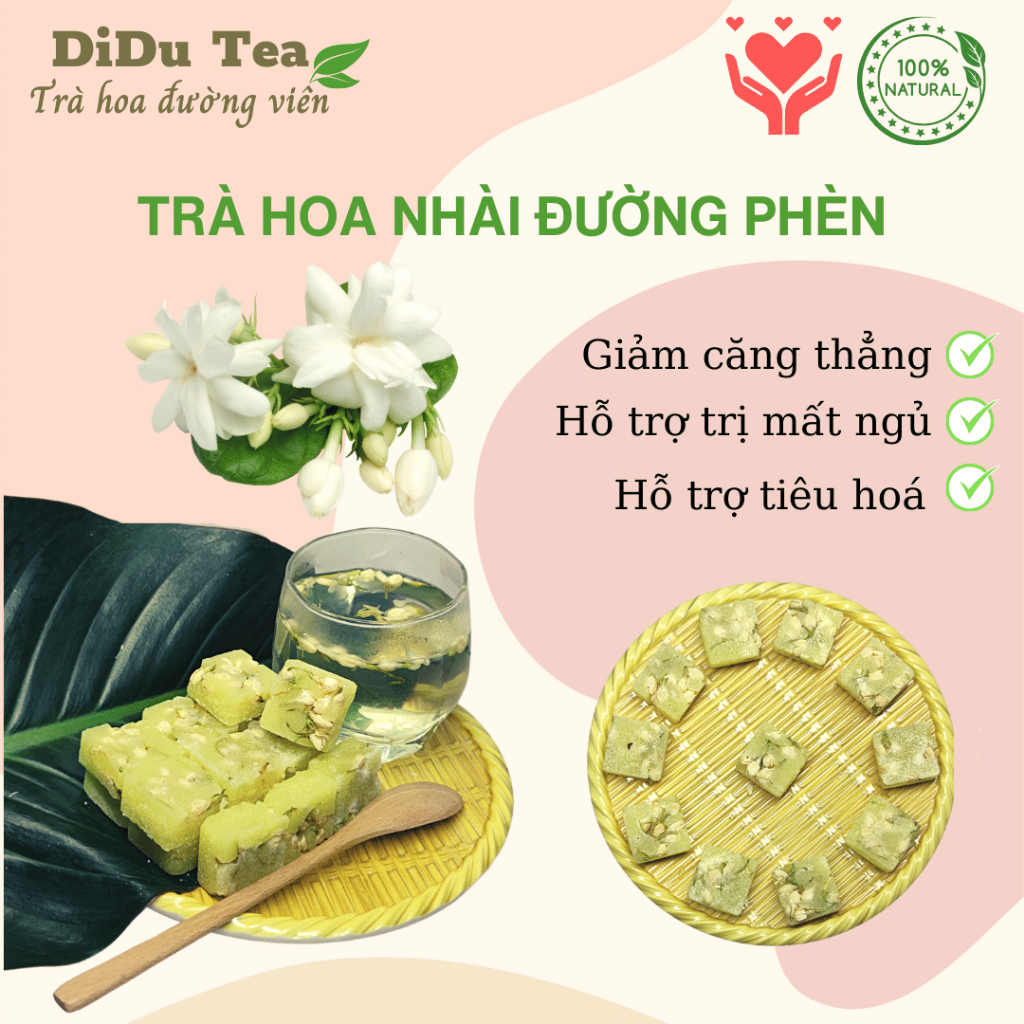 Trà hoa đường viên mix vị Didu Tea