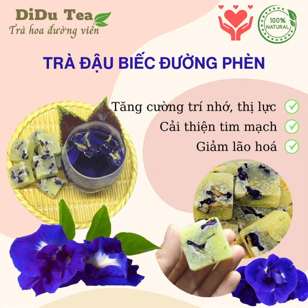 Trà hoa đường viên mix vị Didu Tea