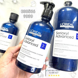 Dầu gội loreal serioxyl advanced nhanh mọc tóc giúp tóc trông dày hơn tbn 500ml - chai
